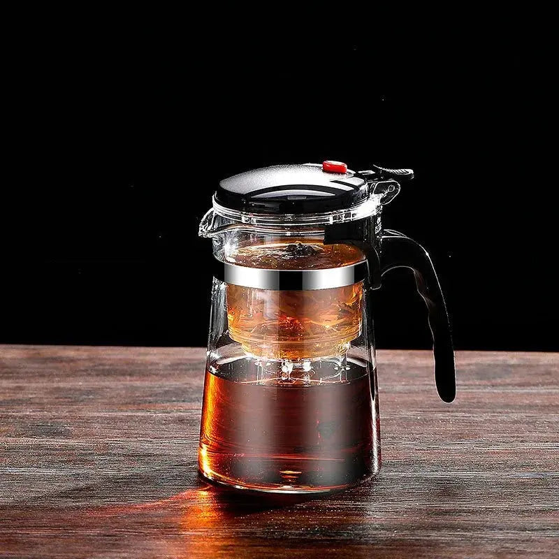 Chaleira Bule de Vidro com Infusor 900ml