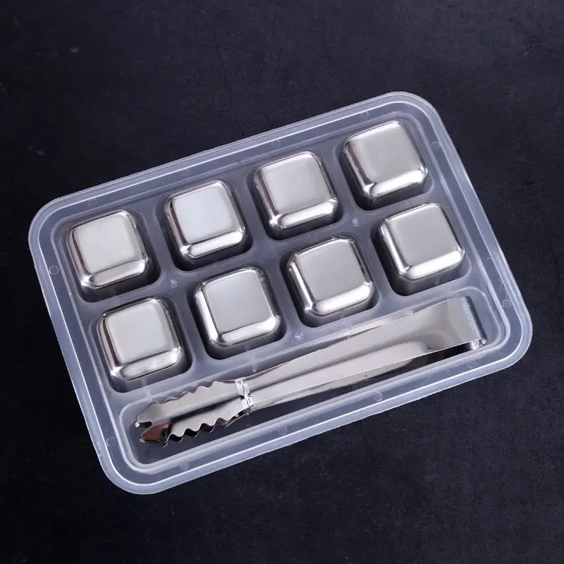FreezyCubes - Gelo de aço inoxidável