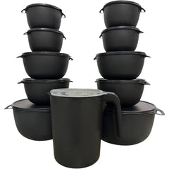 Kit Bowl Potes Plásticos Redondo